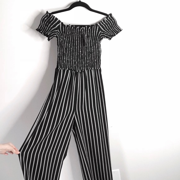 new look pinstripe jumpsuit